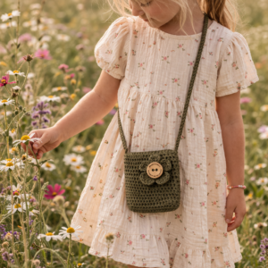 gehaakt kindertasje biologisch katoen A