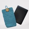 hoes voor e-reader van katoen in turquoise