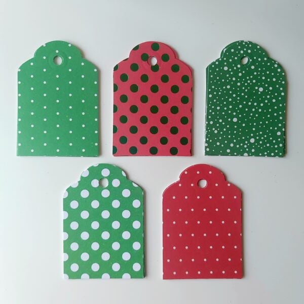 cadeaulabels assortiment stippen