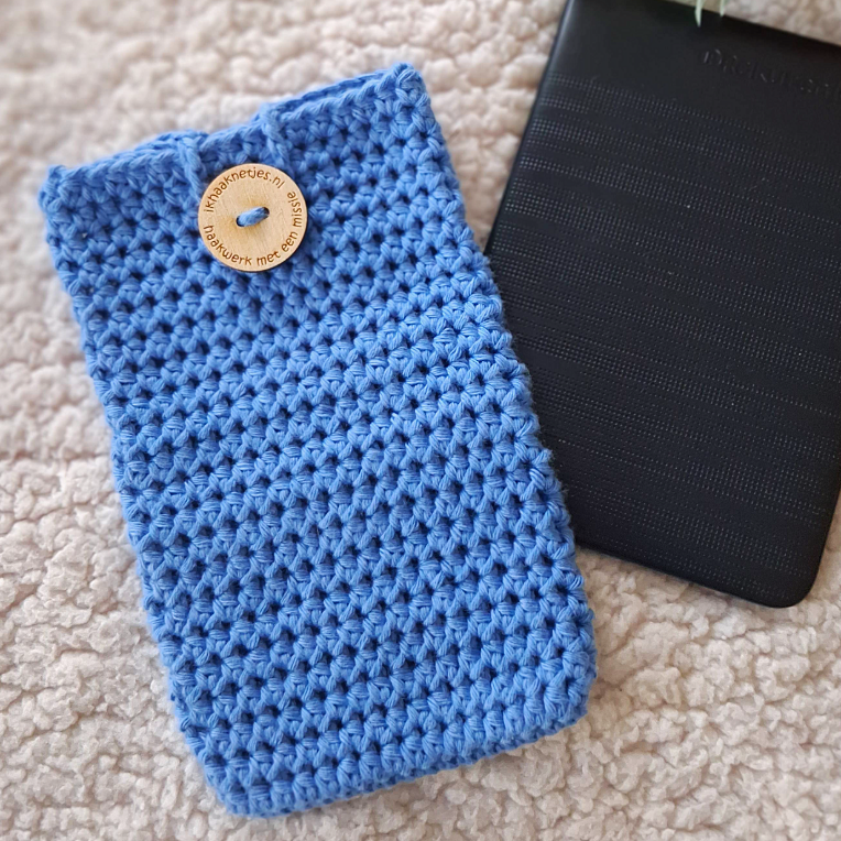 hemelsblauwe hoes e reader katoen A