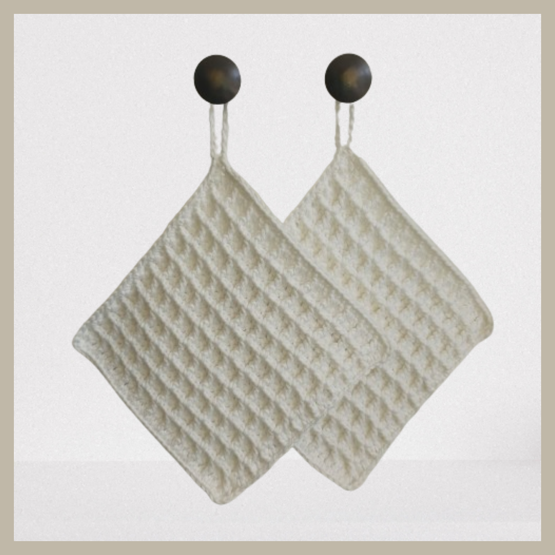 pannenlappen wit katoen