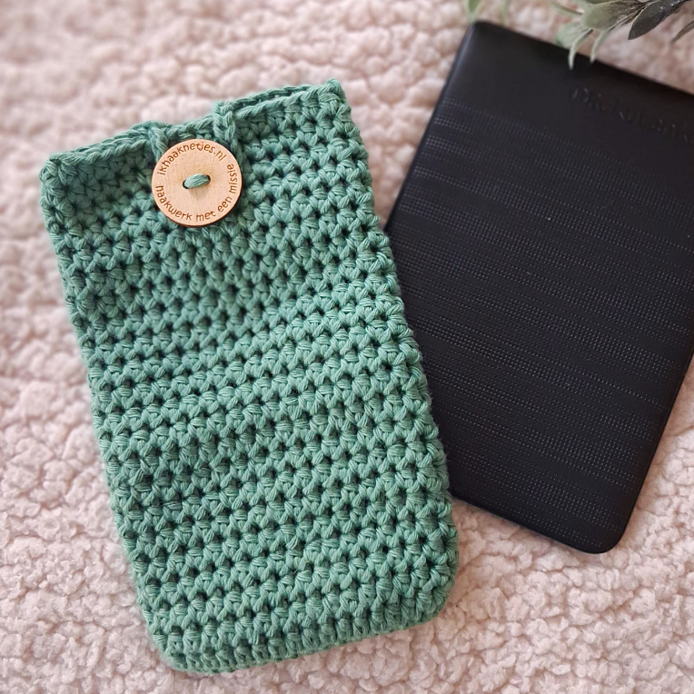 saliegroene hoes e reader katoen A